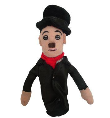 Product photo of Charlie Chaplin Finger Puppet, a novelty gift manufactured by The Unemployed Philosophers Guild.