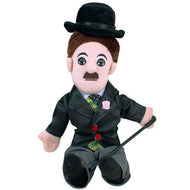 Product photo of Charlie Chaplin Plush Doll, a novelty gift manufactured by The Unemployed Philosophers Guild.