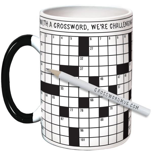 Crossword Puzzle Mug  Smart and Funny Gifts by UPG – The Unemployed  Philosophers Guild