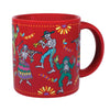 Product photo of Day of the Dead Heat-Changing Mug, a novelty gift manufactured by The Unemployed Philosophers Guild.