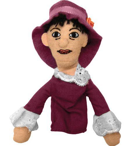 Product photo of Dorothy Parker Finger Puppet, a novelty gift manufactured by The Unemployed Philosophers Guild.