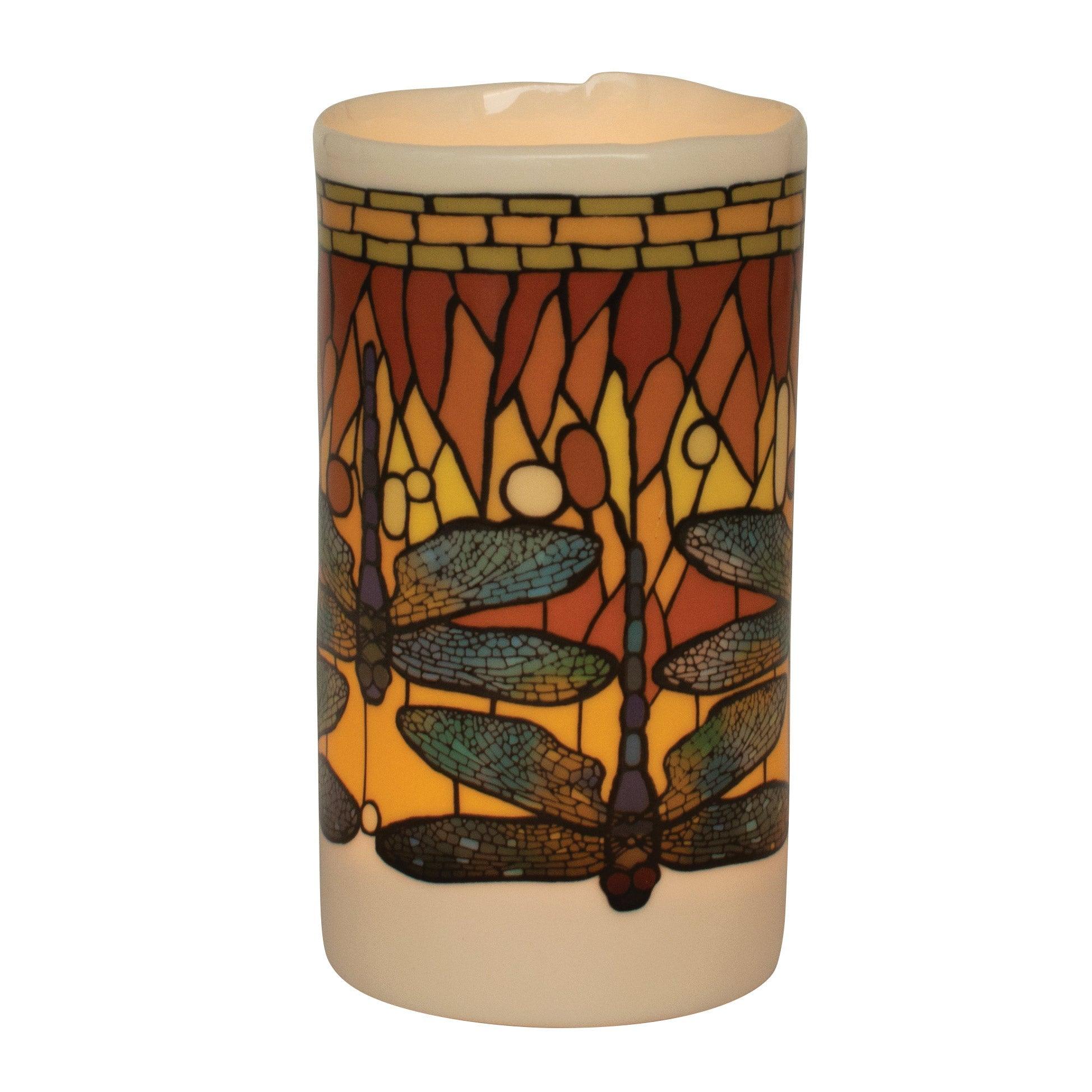 Product photo of Dragonfly Transforming Tealight Holder, a novelty gift manufactured by The Unemployed Philosophers Guild.