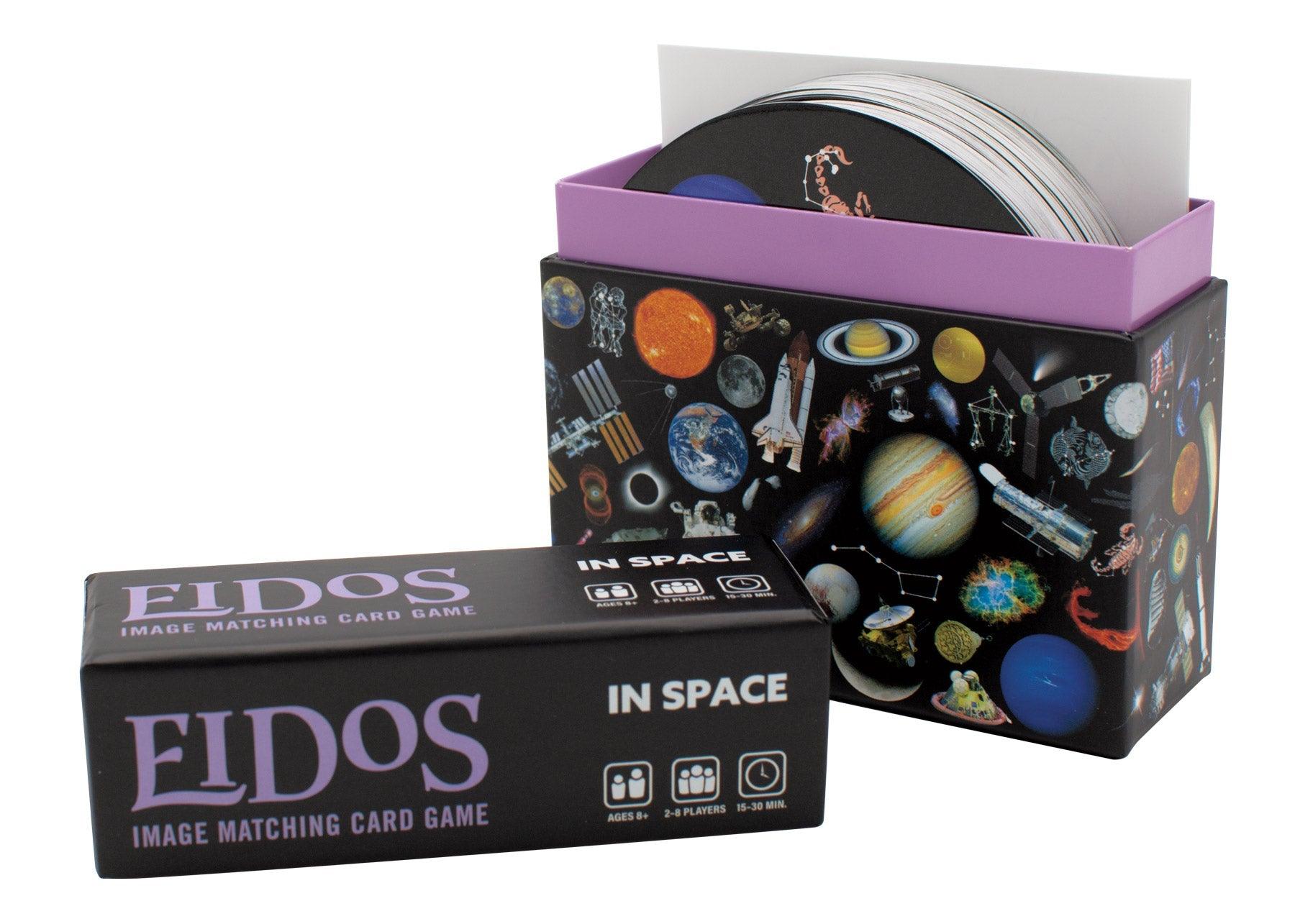 Product photo of EIDOS™ Space Image Matching Card Game, a novelty gift manufactured by The Unemployed Philosophers Guild.