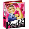 Product photo of FemiNotes Sticky Notes, a novelty gift manufactured by The Unemployed Philosophers Guild.