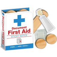 Product photo of First Aid Sticky Notes, a novelty gift manufactured by The Unemployed Philosophers Guild.