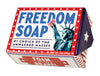 Product photo of Freedom Soap, a novelty gift manufactured by The Unemployed Philosophers Guild.