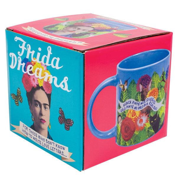 Product photo of Frida Kahlo Art Mug, a novelty gift manufactured by The Unemployed Philosophers Guild.