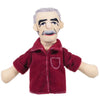 Product photo of Gabriel Garcia Marquez Finger Puppet, a novelty gift manufactured by The Unemployed Philosophers Guild.