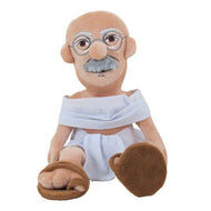 Product photo of Gandhi Plush Doll, a novelty gift manufactured by The Unemployed Philosophers Guild.