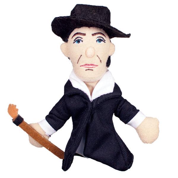 Product photo of Georgia O'Keeffe Finger Puppet, a novelty gift manufactured by The Unemployed Philosophers Guild.