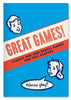 Product photo of Great Games Notebook, a novelty gift manufactured by The Unemployed Philosophers Guild.