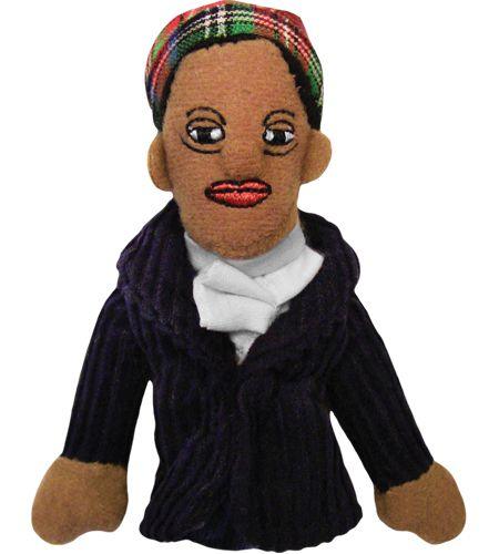 Product photo of Harriet Tubman Finger Puppet, a novelty gift manufactured by The Unemployed Philosophers Guild.