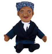 Product photo of Harriet Tubman Plush Doll, a novelty gift manufactured by The Unemployed Philosophers Guild.