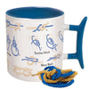 Product photo of How To Tie Knots Mug, a novelty gift manufactured by The Unemployed Philosophers Guild.