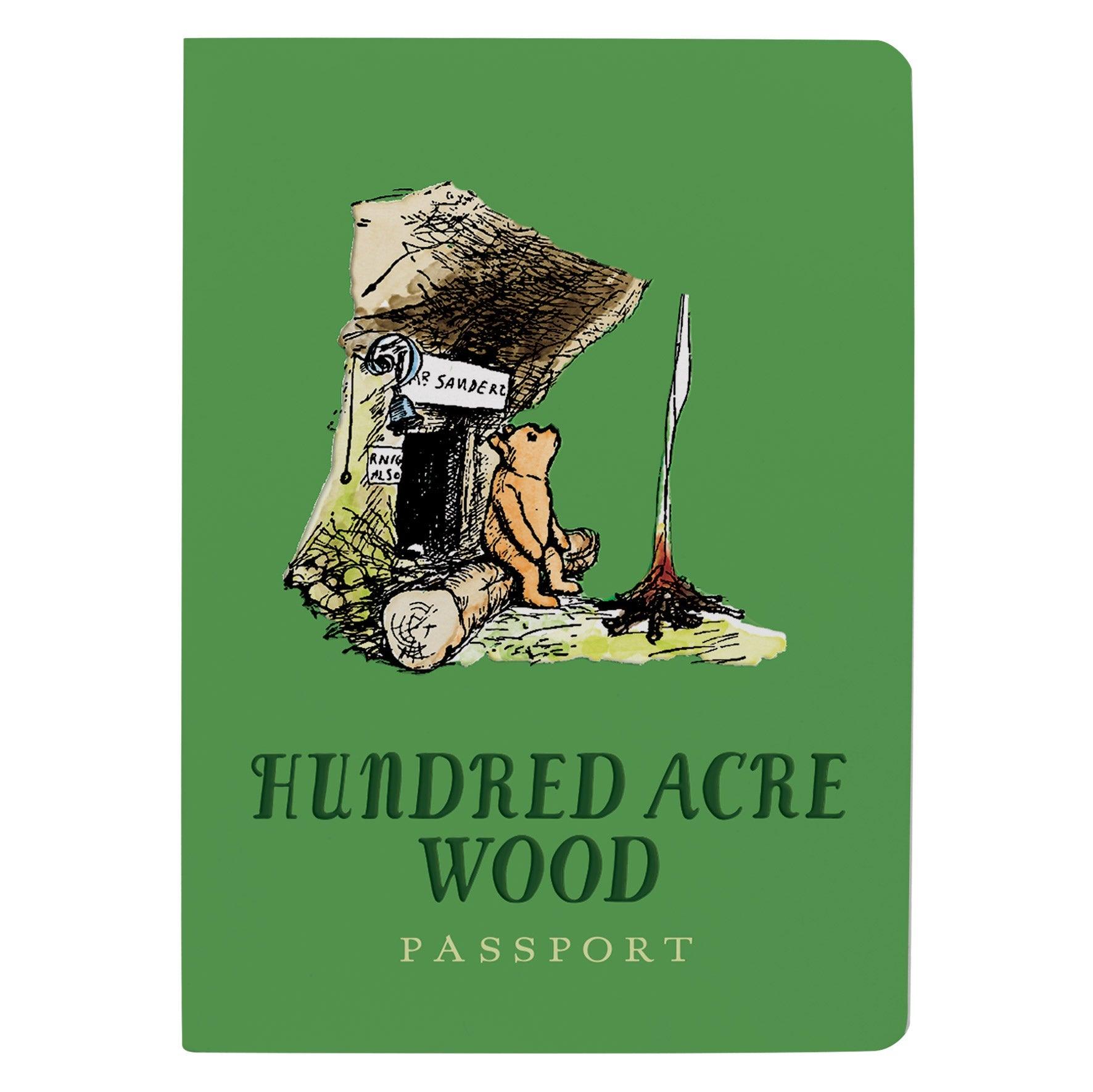 Product photo of Hundred Acre Wood Passport, a novelty gift manufactured by The Unemployed Philosophers Guild.
