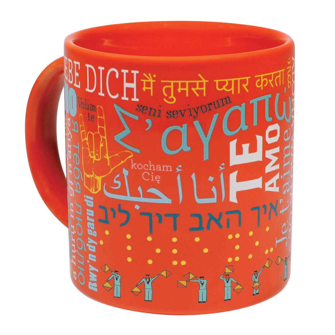 Product photo of I Love You Mug, a novelty gift manufactured by The Unemployed Philosophers Guild.