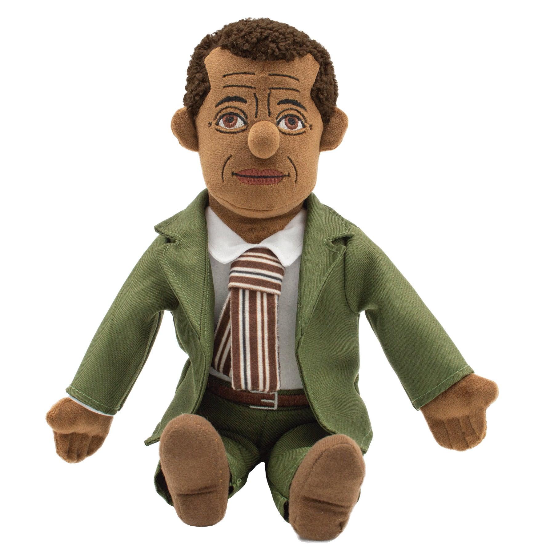 Product photo of James Baldwin Plush Doll, a novelty gift manufactured by The Unemployed Philosophers Guild.