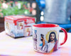 Product photo of Jesus Shaves Heat-Changing Mug, a novelty gift manufactured by The Unemployed Philosophers Guild.