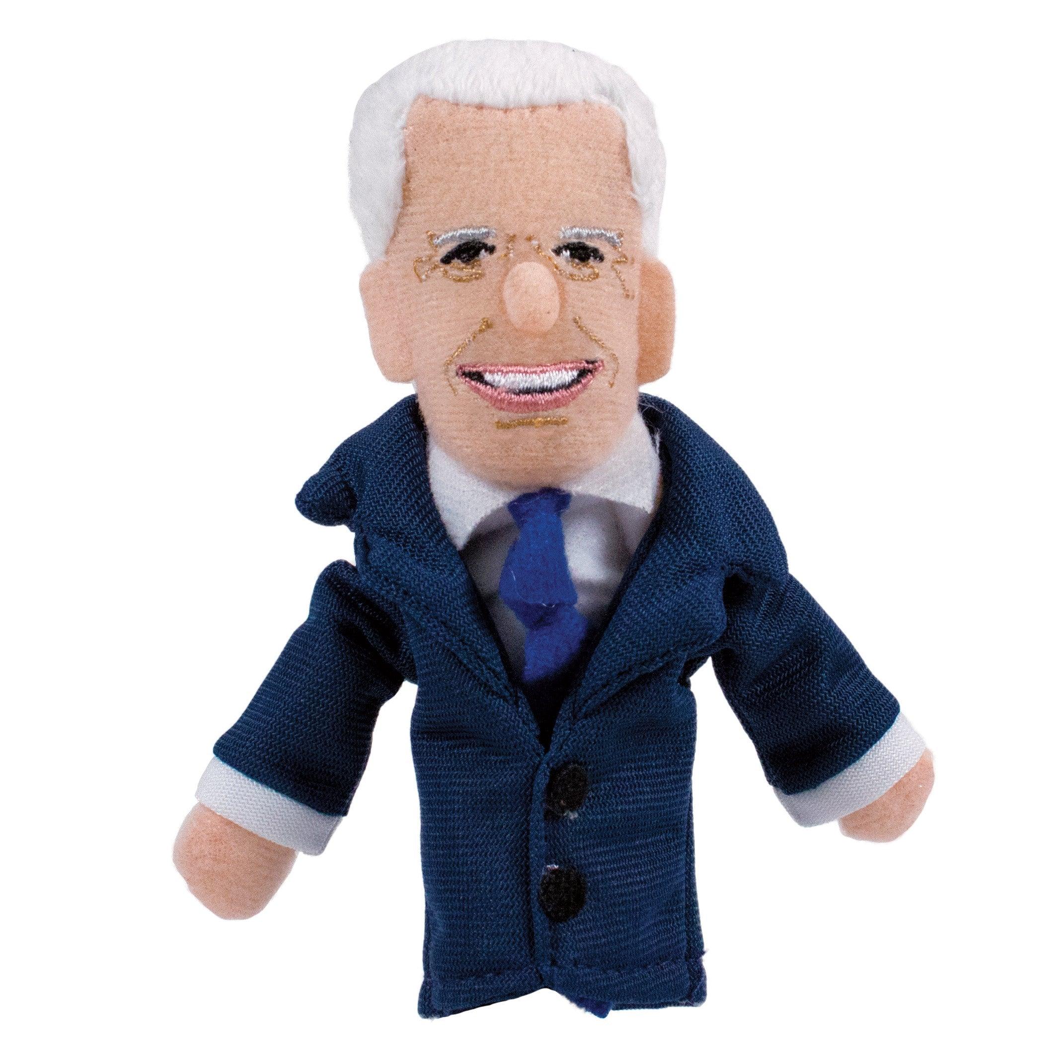 Product photo of Joe Biden Finger Puppet, a novelty gift manufactured by The Unemployed Philosophers Guild.
