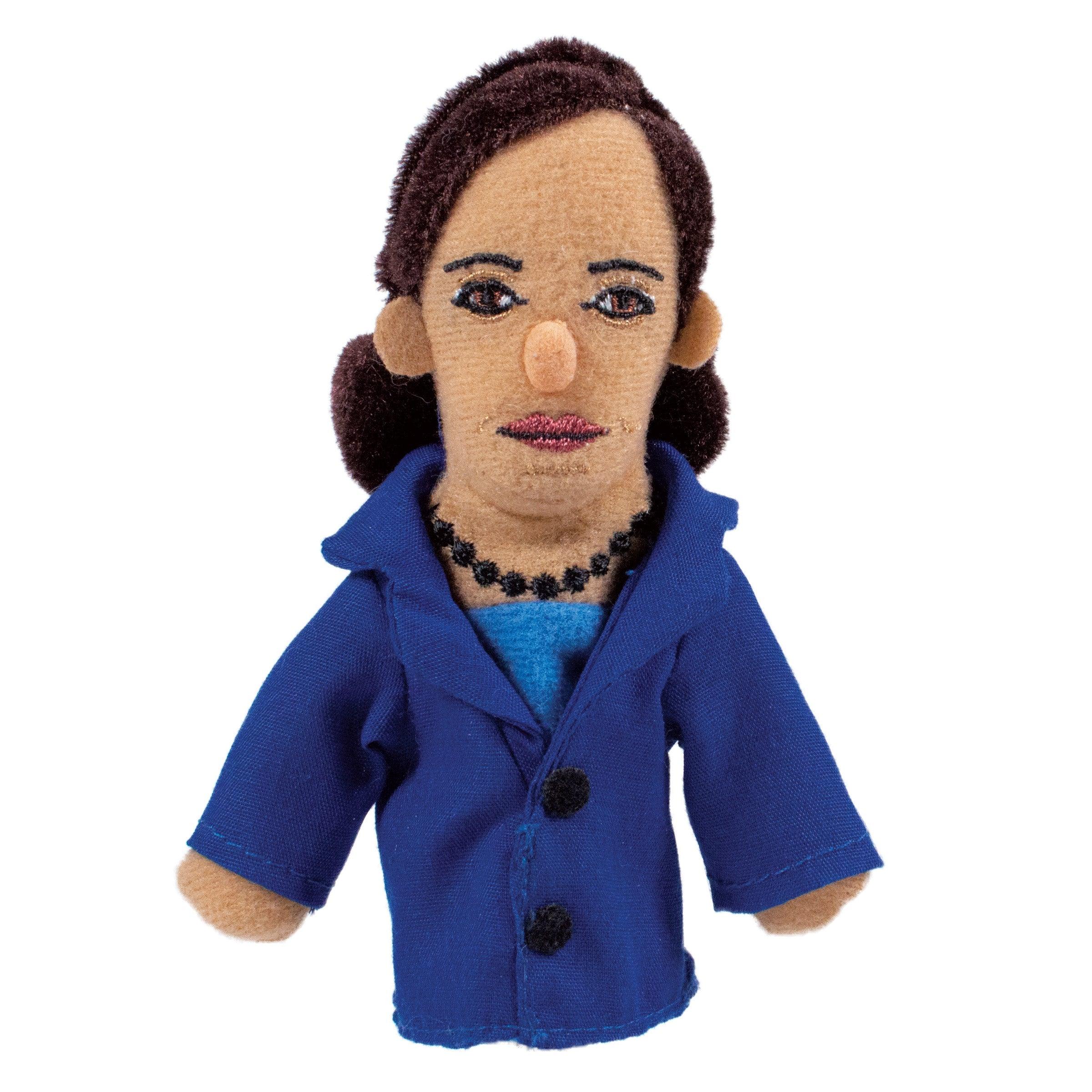 Product photo of Kamala Harris Finger Puppet, a novelty gift manufactured by The Unemployed Philosophers Guild.