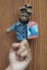 Product photo of Langston Hughes Finger Puppet, a novelty gift manufactured by The Unemployed Philosophers Guild.