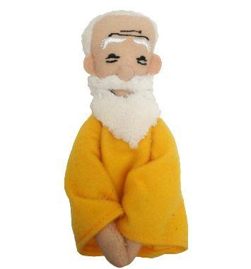 Product photo of Lao Tzu Finger Puppet, a novelty gift manufactured by The Unemployed Philosophers Guild.