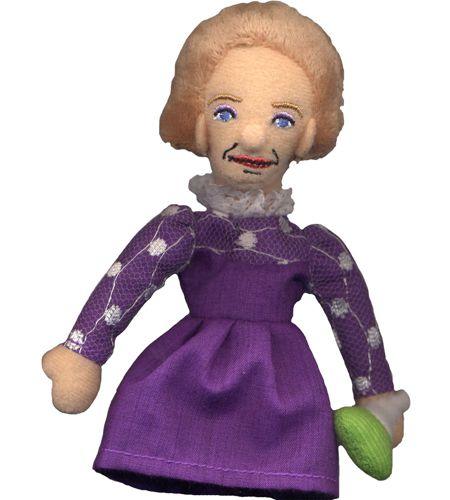 Product photo of Marie Curie Finger Puppet, a novelty gift manufactured by The Unemployed Philosophers Guild.