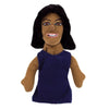 Product photo of Michelle Obama Finger Puppet, a novelty gift manufactured by The Unemployed Philosophers Guild.