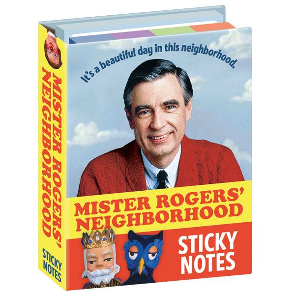 Product photo of Mister Rogers Sticky Notes, a novelty gift manufactured by The Unemployed Philosophers Guild.