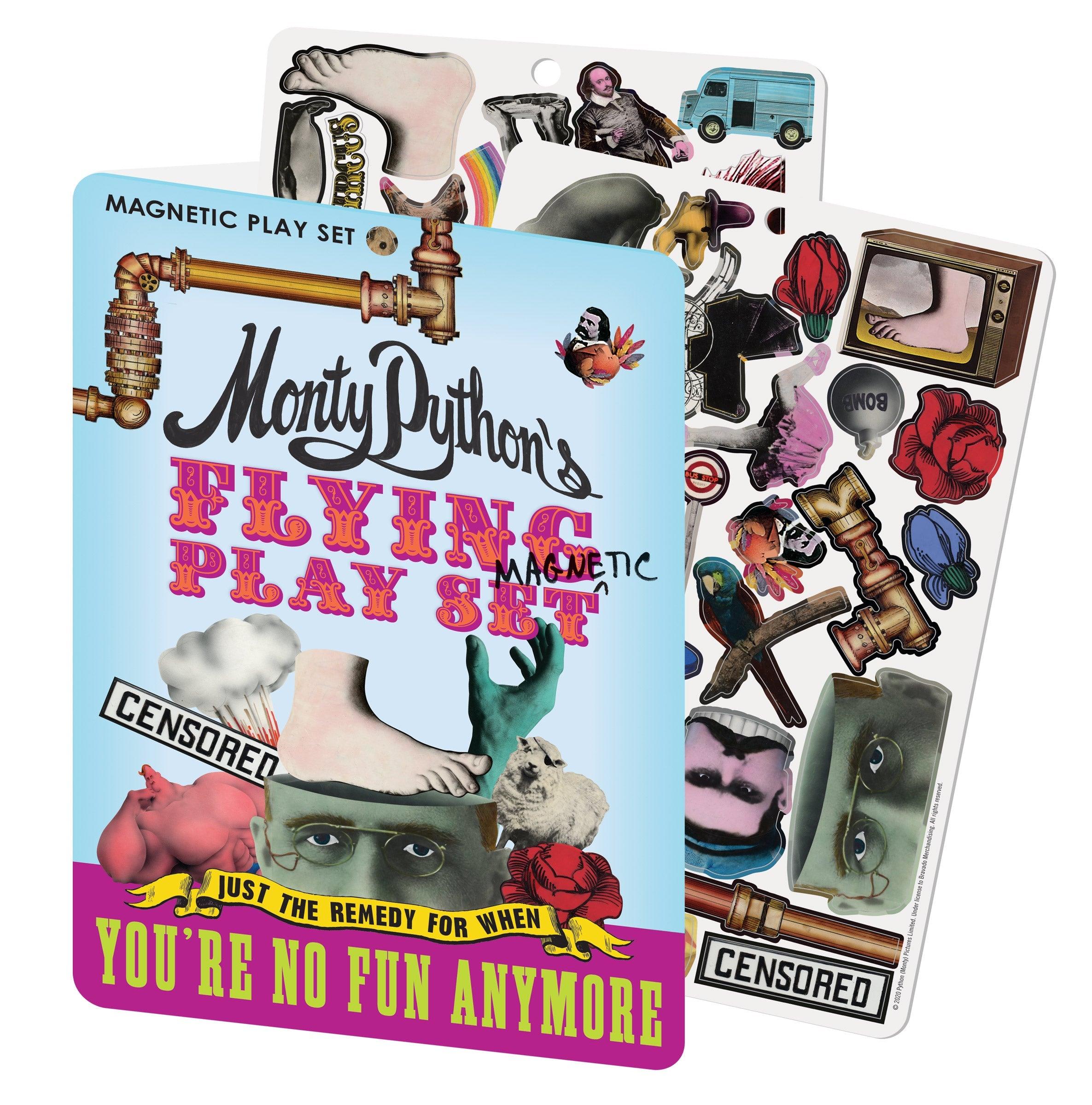 Product photo of Monty Python Magnetic Play Set, a novelty gift manufactured by The Unemployed Philosophers Guild.