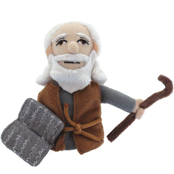 Product photo of Moses Finger Puppet, a novelty gift manufactured by The Unemployed Philosophers Guild.