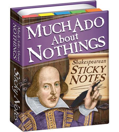 Product photo of Much Ado About Nothings Sticky Notes, a novelty gift manufactured by The Unemployed Philosophers Guild.