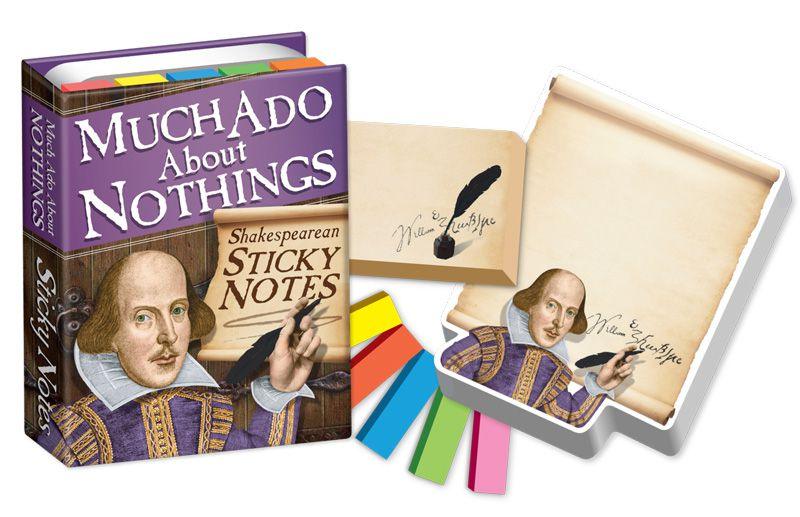 Much Ado About Nothings Sticky Notes  Smart and Funny Gifts by UPG – The Unemployed  Philosophers Guild