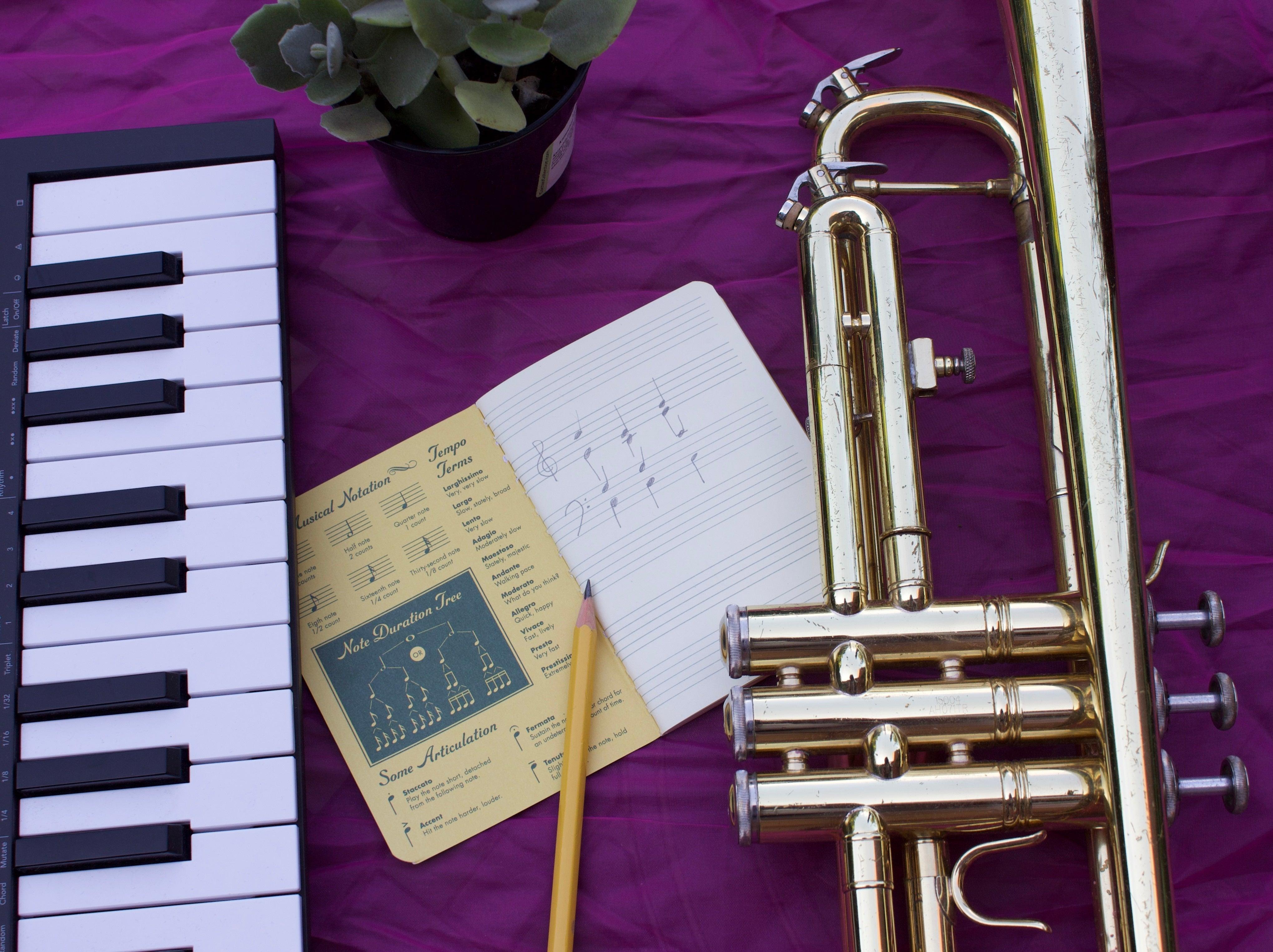 Music Notes Pocket Sketchbook / Notebook by The Idea Can — Kickstarter