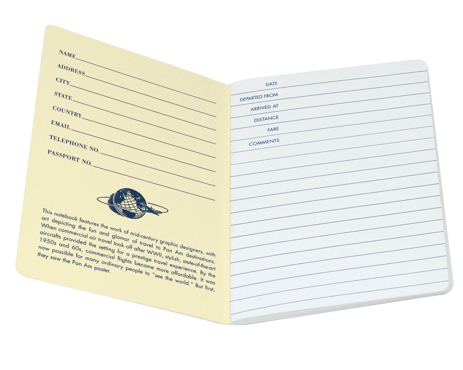Product photo of Pan Am Hong Kong Notebook, a novelty gift manufactured by The Unemployed Philosophers Guild.