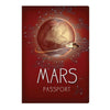 Product photo of Passport to Mars Notebook, a novelty gift manufactured by The Unemployed Philosophers Guild.
