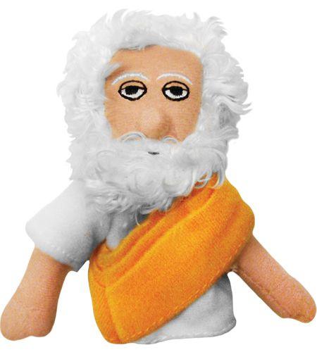 Product photo of Plato Finger Puppet, a novelty gift manufactured by The Unemployed Philosophers Guild.
