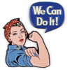Product photo of Rosie the Riveter Enamel Pin Set, a novelty gift manufactured by The Unemployed Philosophers Guild.