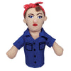 Product photo of Rosie the Riveter Finger Puppet, a novelty gift manufactured by The Unemployed Philosophers Guild.
