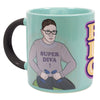Product photo of Ruth Bader Ginsburg Heat-Changing Mug, a novelty gift manufactured by The Unemployed Philosophers Guild.