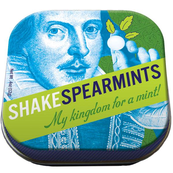 Product photo of Shakespearmints, a novelty gift manufactured by The Unemployed Philosophers Guild.