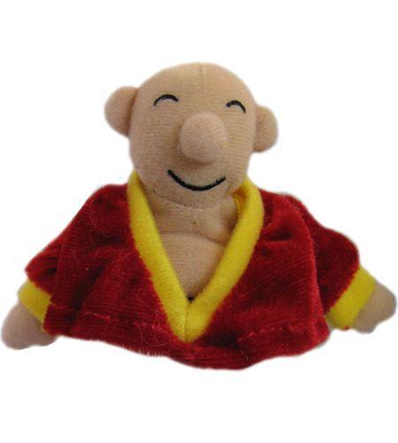 Product photo of Sitting Buddha Finger Puppet, a novelty gift manufactured by The Unemployed Philosophers Guild.