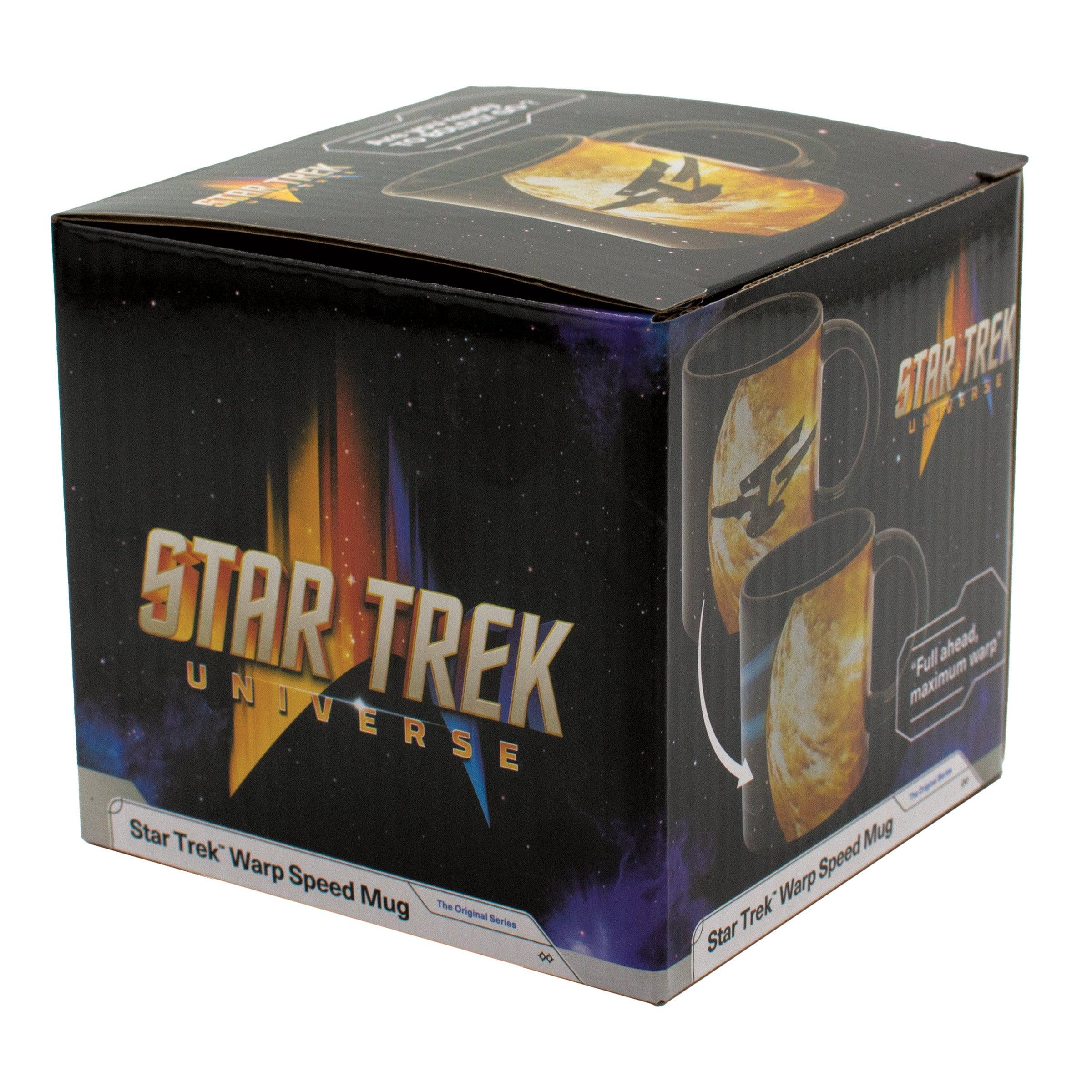Product photo of Star Trek Warp Mug, a novelty gift manufactured by The Unemployed Philosophers Guild.