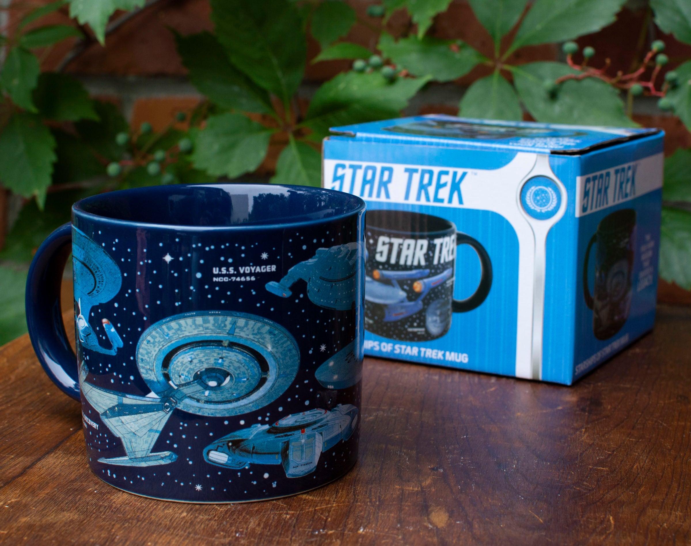 Starships of Star Trek Mug  Smart and Funny Gifts by UPG – The