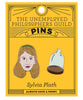 Product photo of Sylvia Plath & Bell Jar Enamel Pin Set, a novelty gift manufactured by The Unemployed Philosophers Guild.