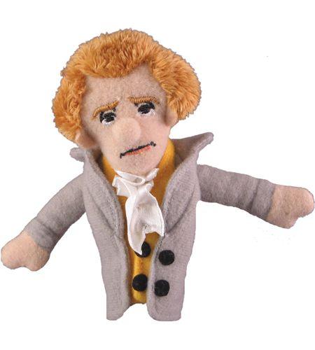 Product photo of Thomas Jefferson Finger Puppet, a novelty gift manufactured by The Unemployed Philosophers Guild.