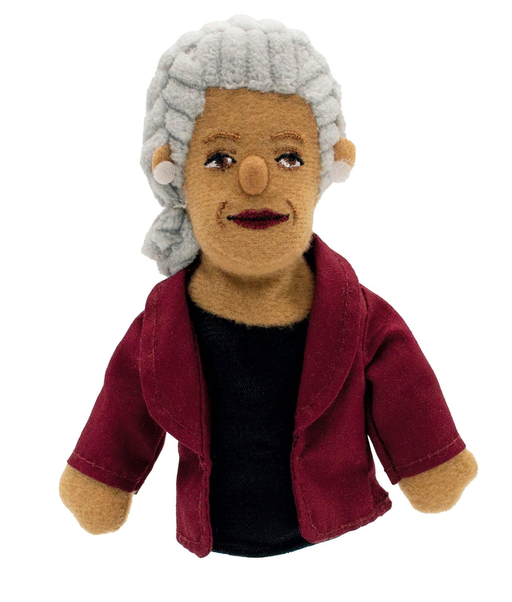 Product photo of Toni Morrison Finger Puppet, a novelty gift manufactured by The Unemployed Philosophers Guild.