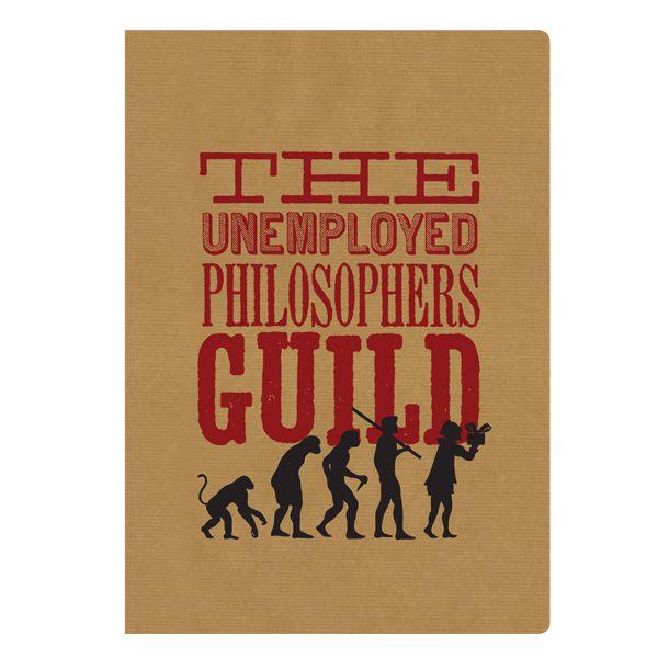 Product photo of Unemployed Philosophers Guild Notebook, a novelty gift manufactured by The Unemployed Philosophers Guild.