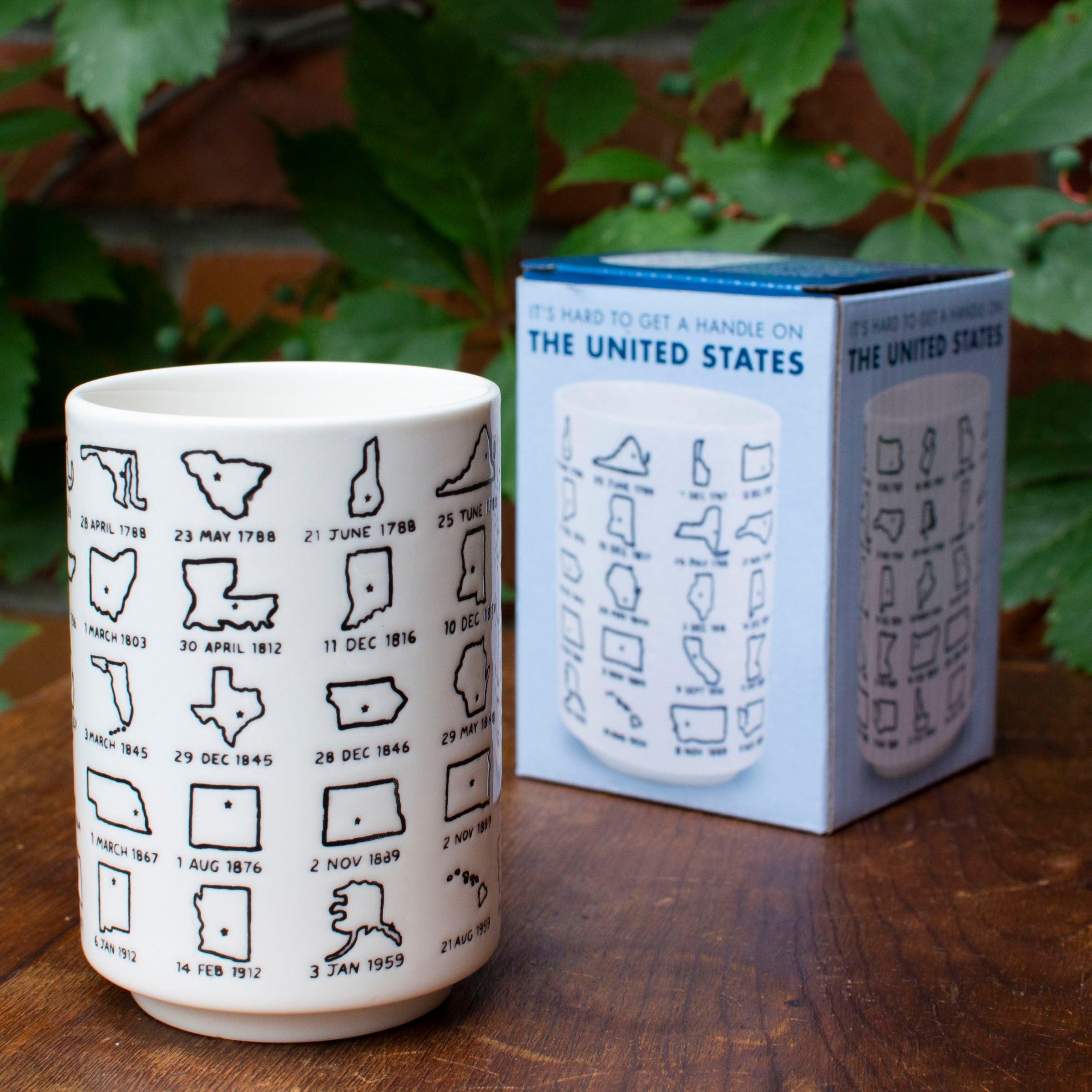 Product photo of United States Cup, a novelty gift manufactured by The Unemployed Philosophers Guild.