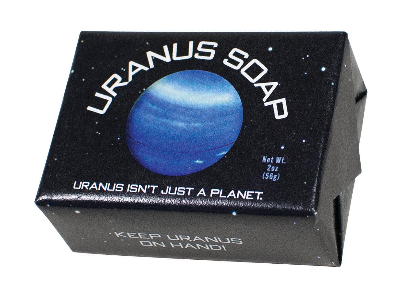 Product photo of Uranus Soap, a novelty gift manufactured by The Unemployed Philosophers Guild.
